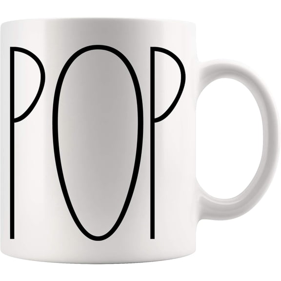 POP Mug Gifts, POP Coffee Mug Gifts for Christmas POP Mug POP Cup For Mother's Day/Father's Day, Best POP Ever Coffee Cup, Family Coffee Mug 11 oz