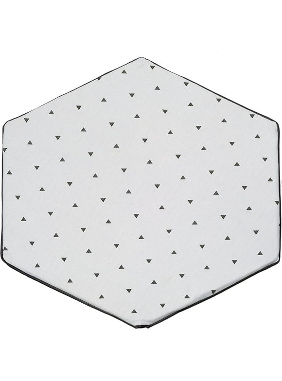 POP 'N GO Hexagon Playpen Mat Cover, Compatible with POP 'N GO Play Yard Mattress, Mini Mountains