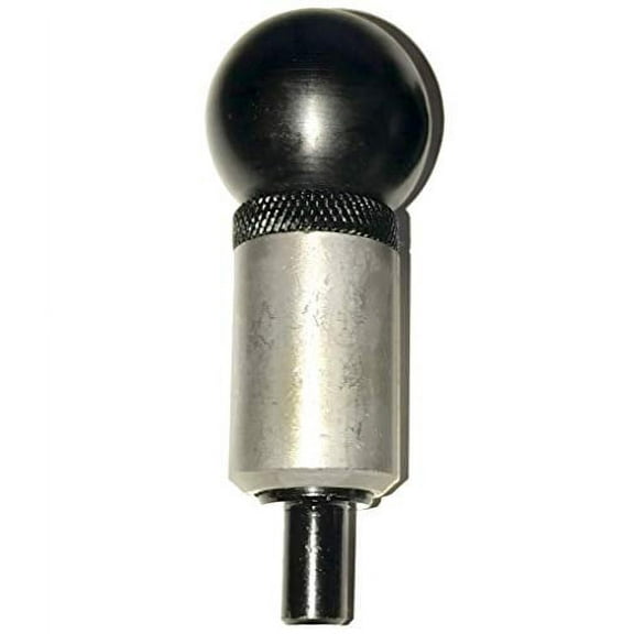 POP' Pull Pin - 3/8" Dia spring loaded Plunger |1" Diameter x 1-1/2" Length Weld ON Paintable Steel Barrel | Knurled Threaded lock nut w/Set Screw | Hard Plastic Phenolic Round Pull Knob | by SBD