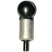 POP Pull Pin - 3/8" Dia spring loaded Plunger |1" Diameter x 1-1/2" Length Weld ON Paintable Steel Barrel | Knurled Threaded lock nut w/Set Screw | Hard Plastic Phenolic Round Pull Knob | by SBD