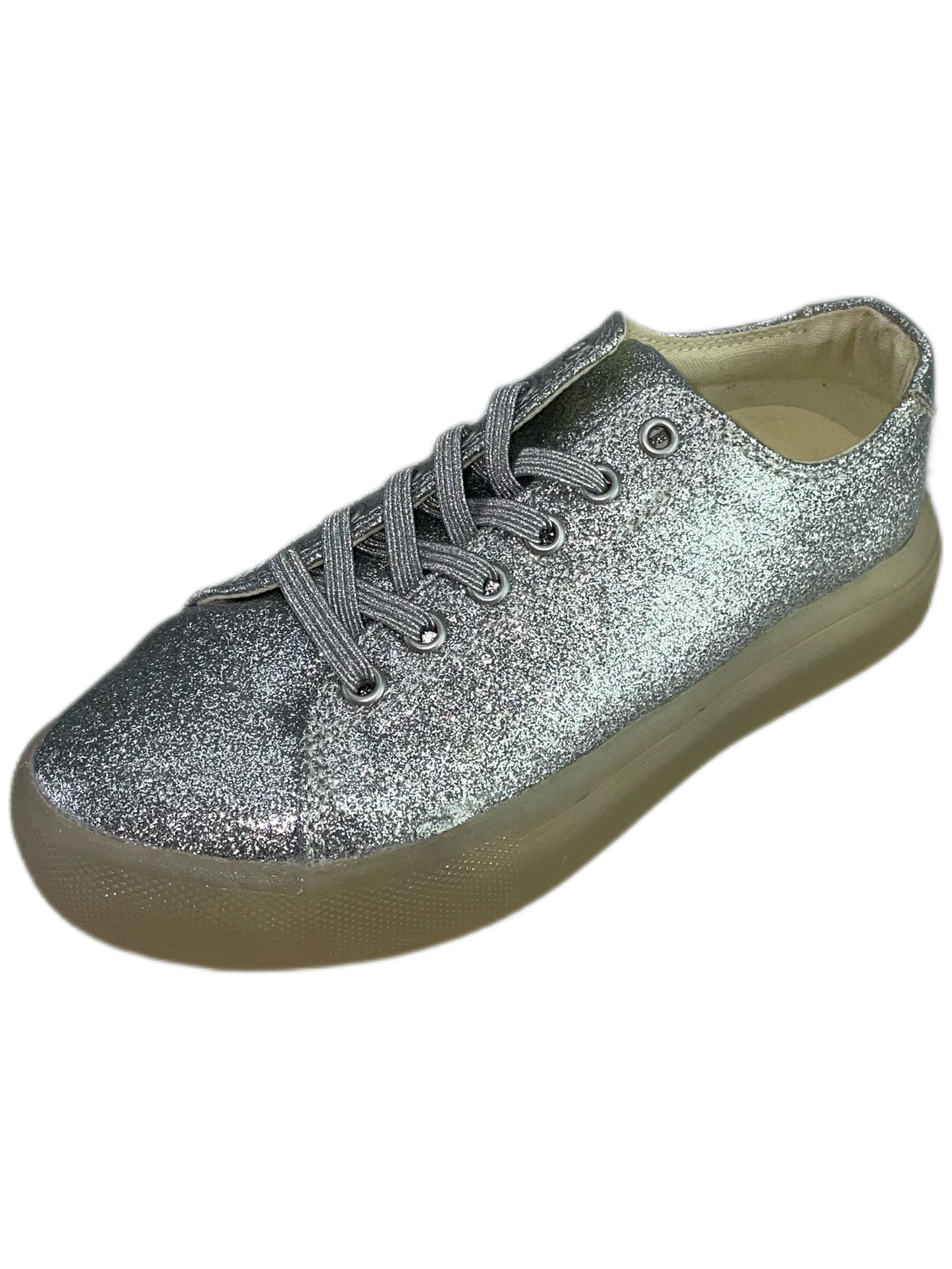 Saint laurent glitter sneakers best sale