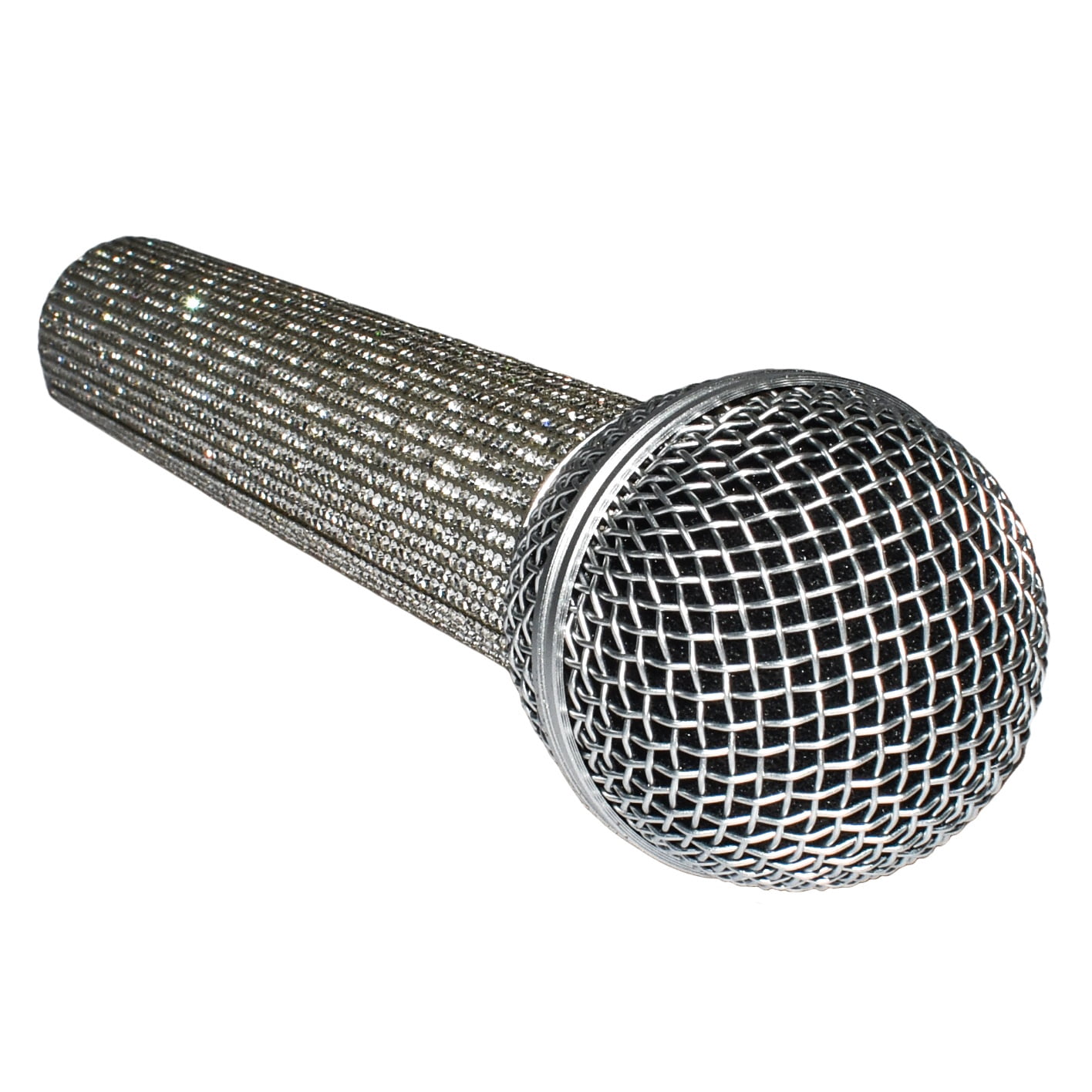 Pop Star Microphone Costume Accessory for Children, Silver, Halloween by Way To Celebrate