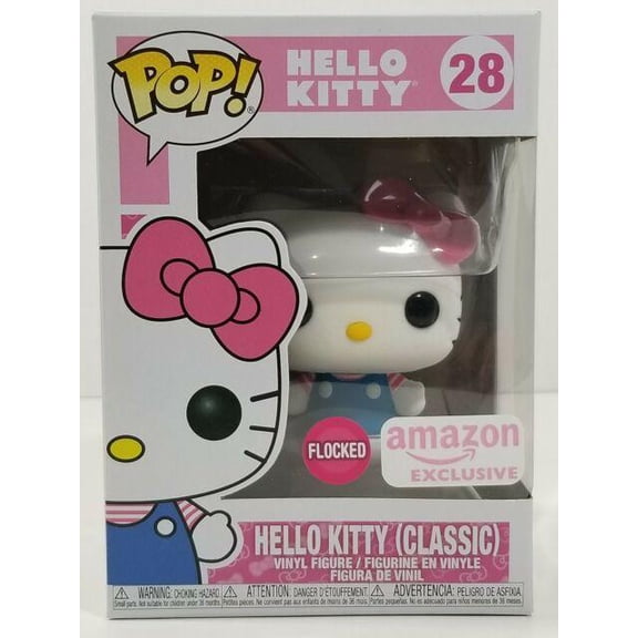 Funko Hello Kitty Vinyl POP Flocked Classic Hello Kitty Item No 28 NEW