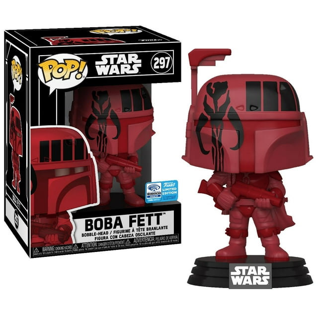 POP! Star Wars: 297 SW, Boba Fett (Red Futura) Exclusive