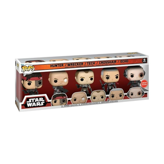 POP! Star Wars: The Bad Batch Vinyl Figure 5 Pack Exclusive Pop
