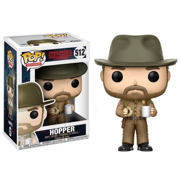 POP Stranger Things S2 Vinyl Figure - Hopper w/ Donut