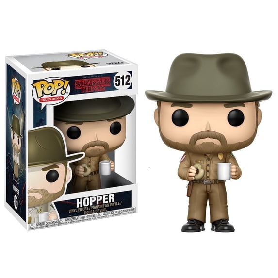 POP Stranger Things S2 Vinyl Figure - Hopper w/ Donut