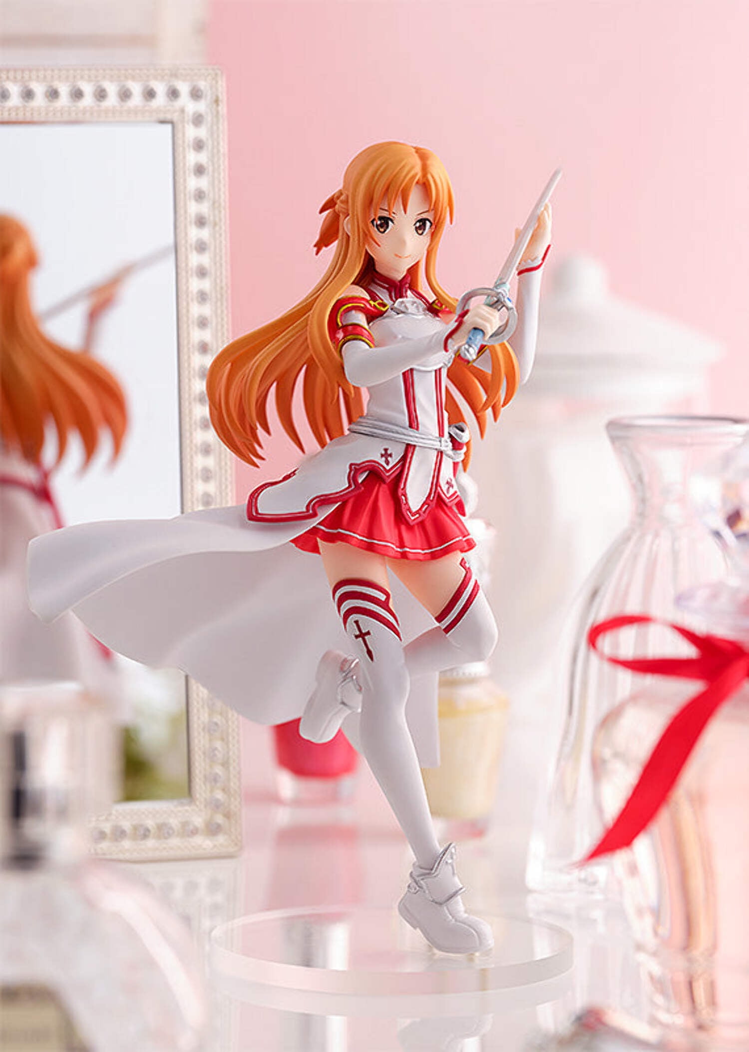 asuna party dress figure Sword Art Online SAO 10th Anniversary Party! Asuna Red Dress Figure Ichiban  Kuji