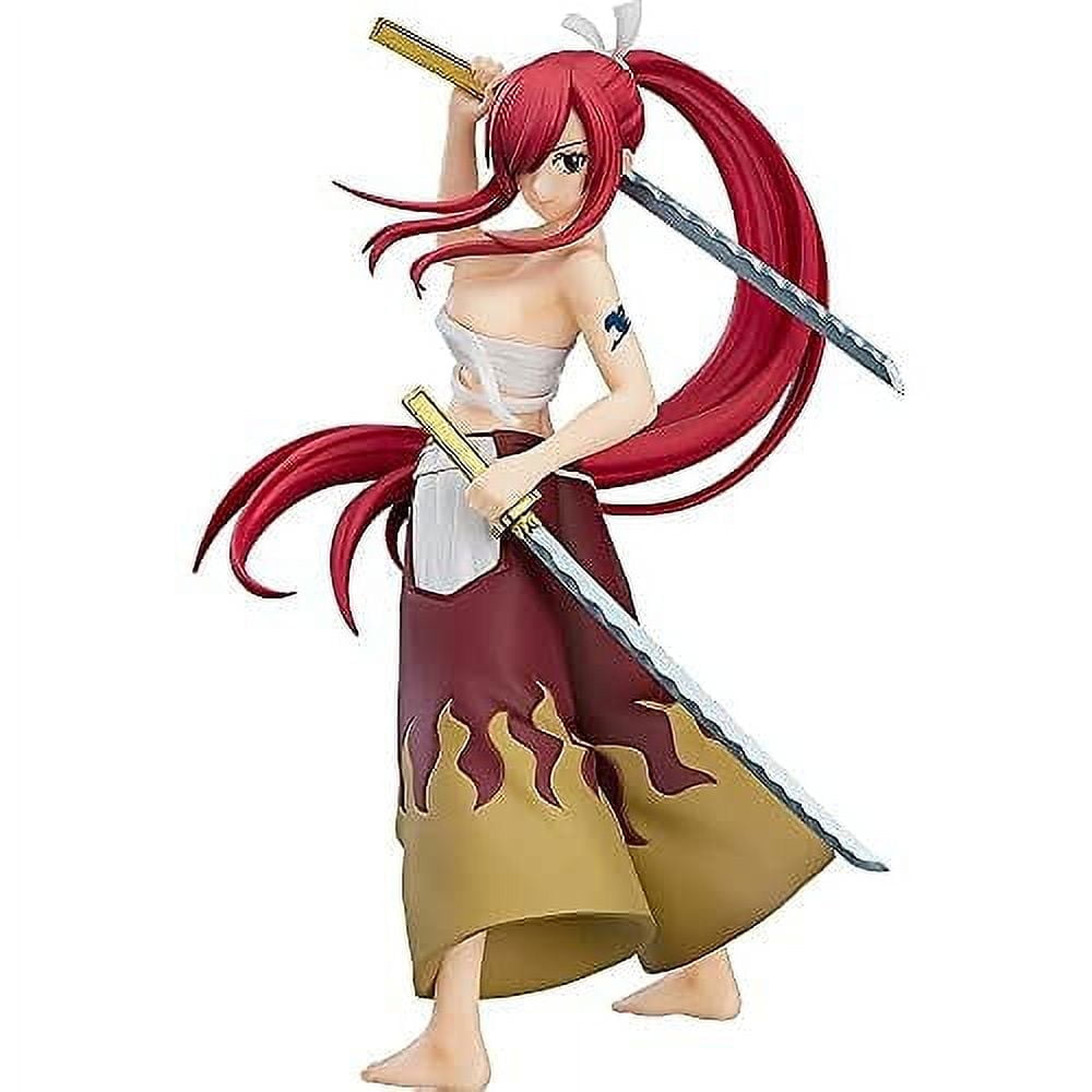 Fairy Tail Erza Scarlet Red Cherry Blossom Sword Figure Anime