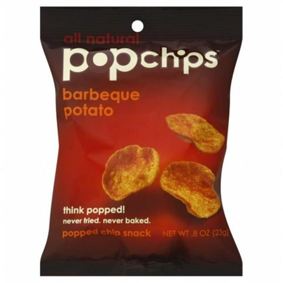 POPCHIPS CHIP BARBEQUE-0.8 OZ -Pack of 24