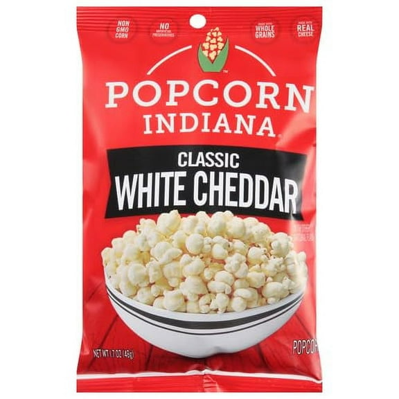 POPCORN INDIANA CONV. WHITE/CHED 6CT