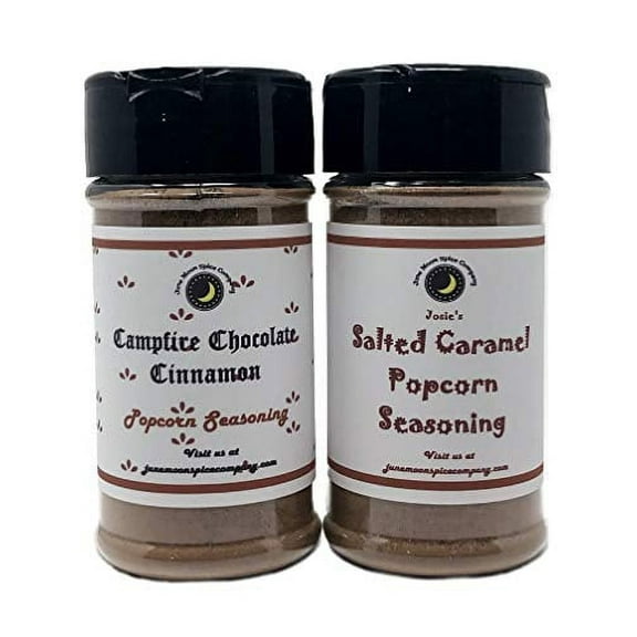 June Moon Spice Company's Popcorn Seasoning Variety Pack, 2 x 3.5 fl. oz. Jars