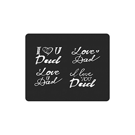 POPCreation Love You Dad Mouse Pad Gaming Mousepad 9.84"(L) x 7.87"(W)