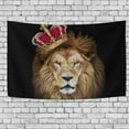 thumbnail image 1 of POPCreation Wall Tapestry Huge African Lion King Dorm Throw Bedroom Living Room Decorative Hanging 80x60 inches, 1 of 3