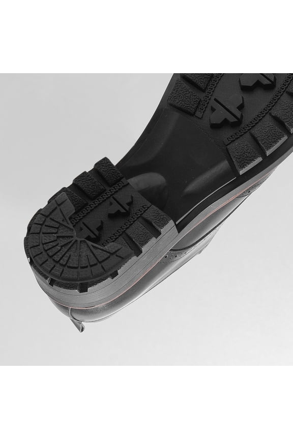 1 Pair Compact Rubber Heel Pads Black For General Use Shoes