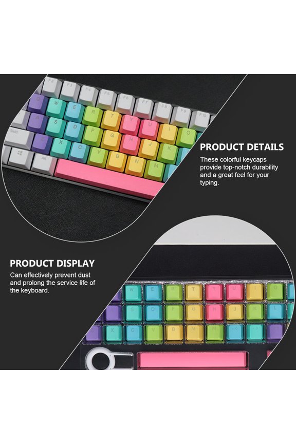 1 Set Computer Keyboard Key Caps in Colors