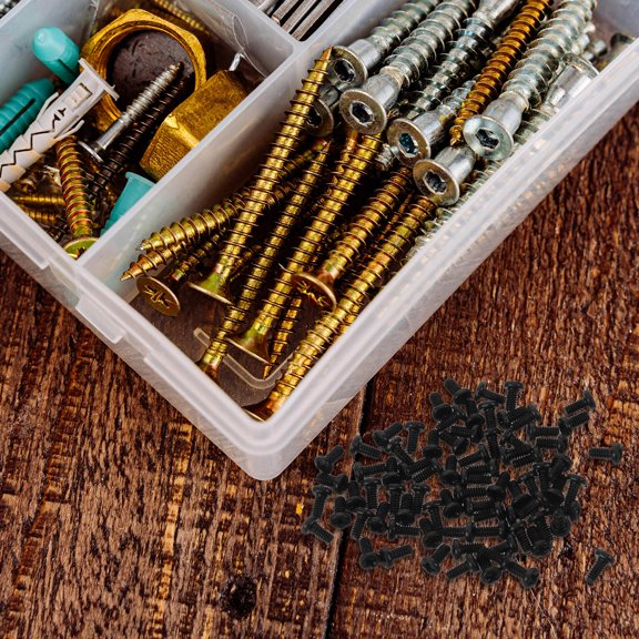POPETPOP 100Pcs Caliper Scale Fixing Screws for Precision Measuring Tools and Workshop Repairs
