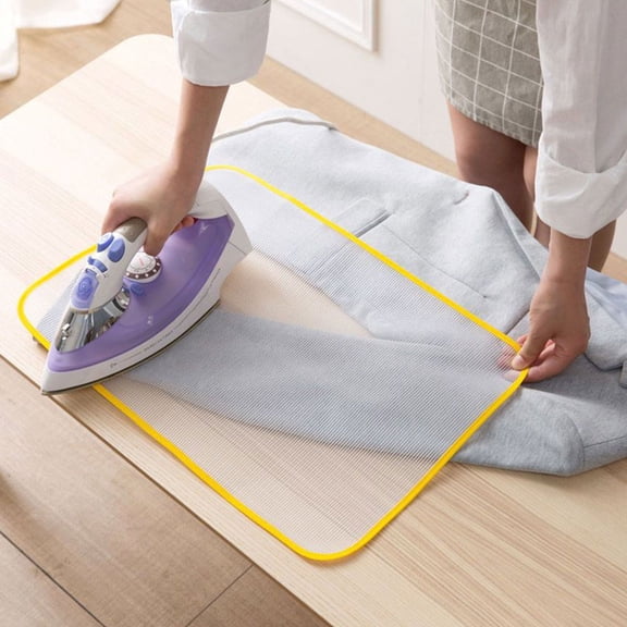 POPETPOP 10Pcs Convenient Yellow Ironing Pressing Cloth for Table with High Temperature Resistance