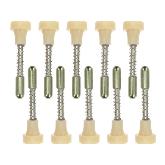 POPETPOP 10Pcs Spring Loaded Window Screen Latch Pins Versatile Durable Beige Iron