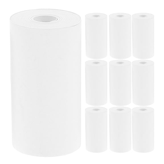 POPETPOP 10Pcs Lightweight Thermal Paper Rolls for Point of Sale and Calculator Tape