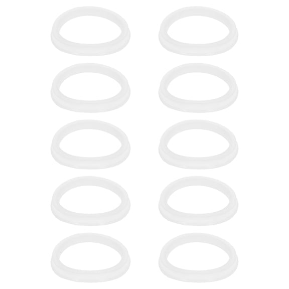 POPETPOP 10Pcs Universal Silicone Mounting Ring for Sink Drain Plug with Leakproof Design