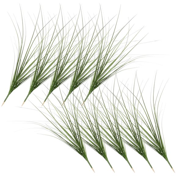 POPETPOP 10pcs Plants Artificial Decor Simulation Grass Artificial Grass Plants Silk Cloth Vase Filling Bookstore
