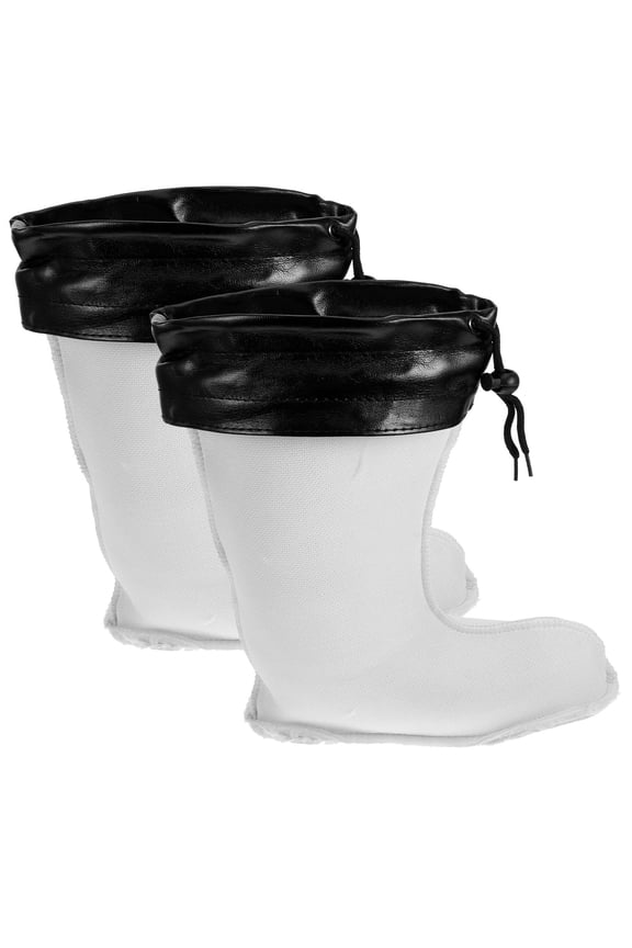 1Pair Durable Boot Liners for Rain Boots White Warm Lining Comfortable Fit