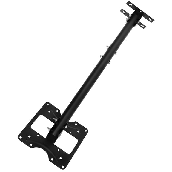 POPETPOP 1Pc TV Hanging Bracket Black Wall-Mount Ceiling Installation with Lifting Adjustment
