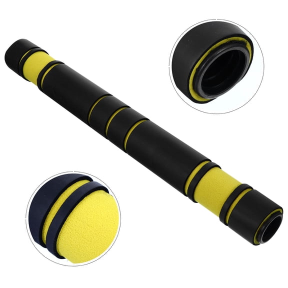 POPETPOP 1Pc Yellow Dumbbell Extension Rod with Friction Design for Effective Weightlifting Use