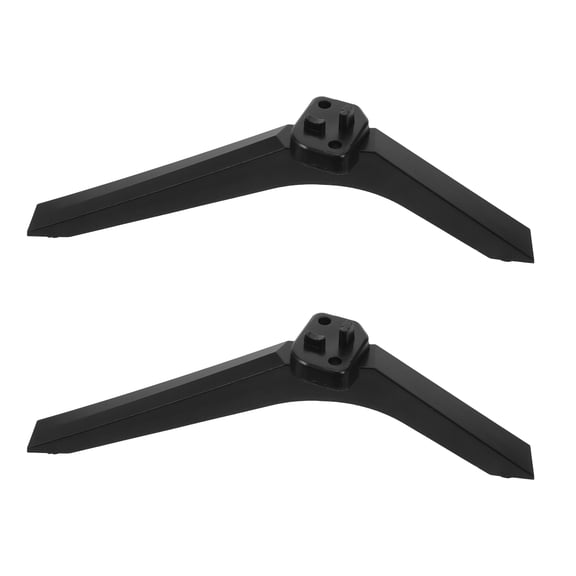 POPETPOP 1Set Black TV Stand Legs Replacement for 43 Inch Smart TV with Sleek Design