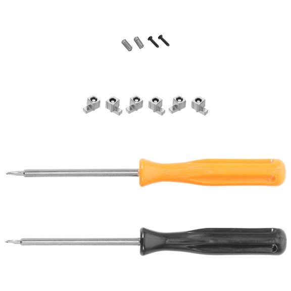 POPETPOP 1Set Controller Slide Track Lock Clip and Metal Buckle Tool Set for Game Controller Maintenance