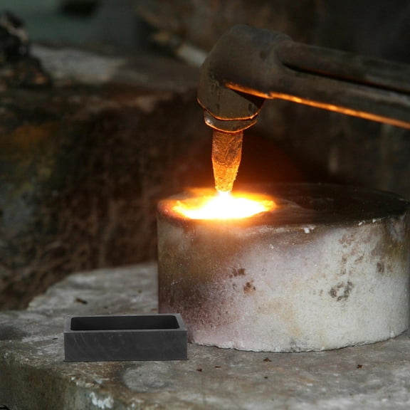 POPETPOP 1Set Graphite Crucible Kit for Metal Melting with Clamp for Gold Silver Copper