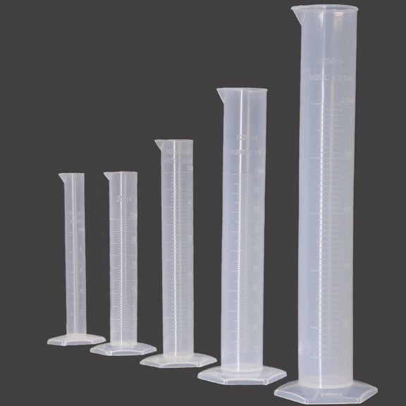 POPETPOP 1Set Premium Plastic Laboratory Beaker with Scale for Precise Liquid Measurement and Research
