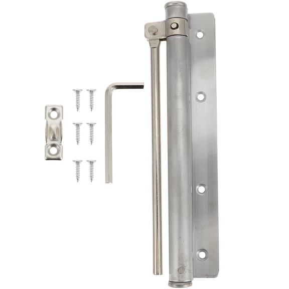 POPETPOP 1Set Silent Adjustable Door Controller Stainless Steel Automatic Door Closer for Gate and Room Doors