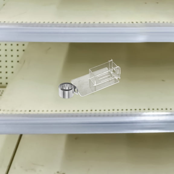 POPETPOP 1Set Spring Loaded Drink Shelf Pusher Compact Design for Fridge Freezer and Pantry Use