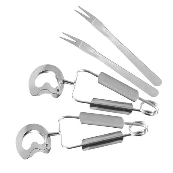 POPETPOP 2 Sets Stainless Steel Dessert Clips For Serving Food At Restaurants