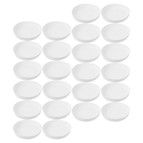 POPETPOP 200Pcs Disposable Drinking Cup Lids Paper Made Cup Caps for Home Use Anti Dust Design