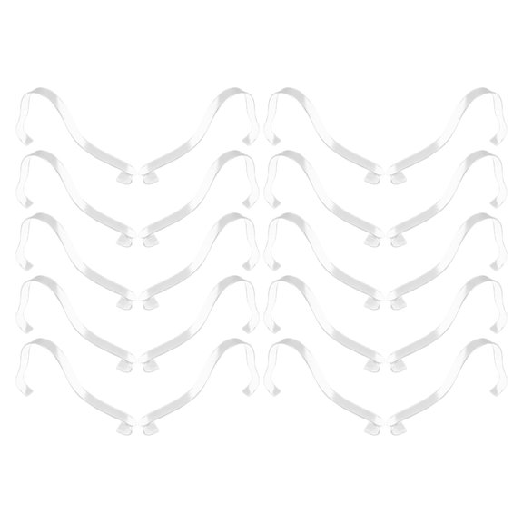 POPETPOP 20Pcs Acrylic High Heel Shoe Riser Transparent Display Stand for Store and Home