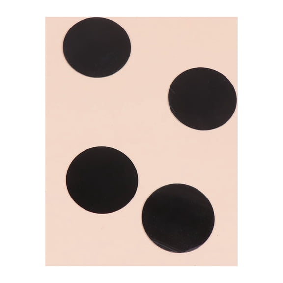 POPETPOP 20Pcs Magnetic Patch Adhesive Metal Plate for Smartphone Mounting Black