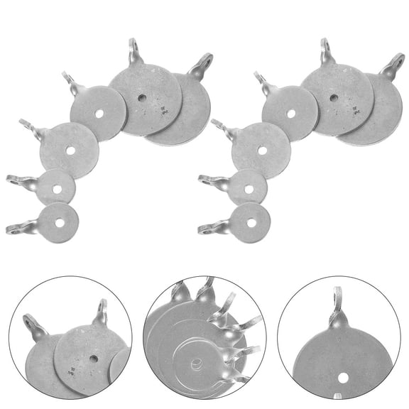 POPETPOP 24pcs Stainless Steel Target Plates for Range Practice Circular Shooting Targets Professional Users