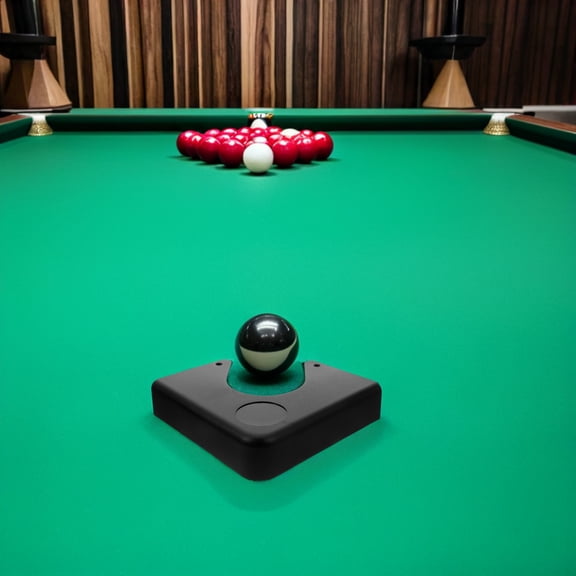 POPETPOP Billiard Table Corner Plate Durable Plastic Black for Decoration 2Pcs