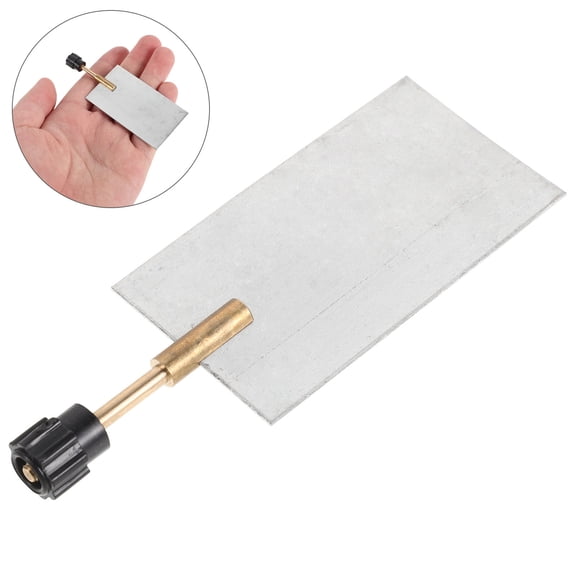 POPETPOP 2Pcs Copper and Zinc Electrode Sheets with Terminal for Science Classroom Demonstrations