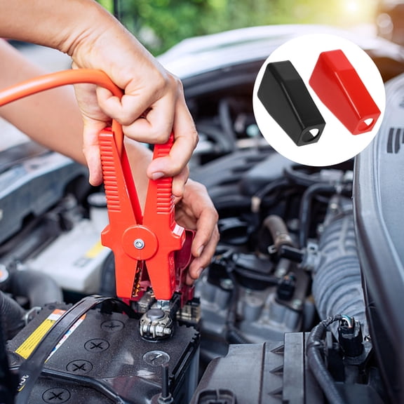 POPETPOP 2Pcs Insulating Battery Covers for Car Battery Terminals Easy to Install Durable Plastic Material