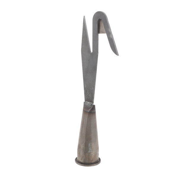 POPETPOP 2Pcs Lightweight Plated Silver Fruit Picker Stick for Efficient Cutting and Secure Fruit Collection