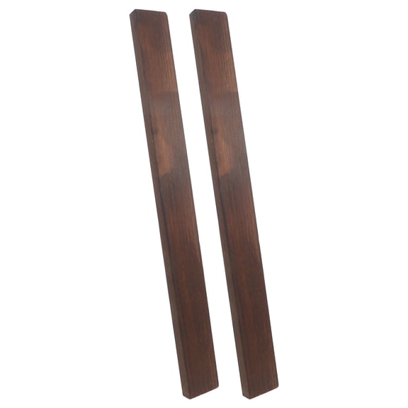 POPETPOP 2Pcs Rough Sawn Timber Wood Boards Coffee Color for Stable Garden Edging and DIY Construction