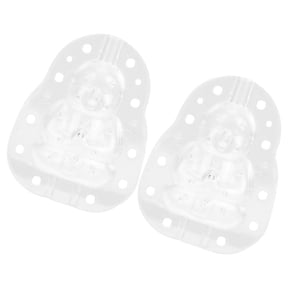 POPETPOP Durable Transparent Pc Sweet Melon Molds, Multi-Use for Baking, 2Pcs