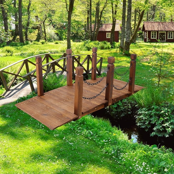 POPETPOP 2Sets Black Metal Hanging Chains for Porch Swing Garden Bridge and Outdoor Decorative Hardware