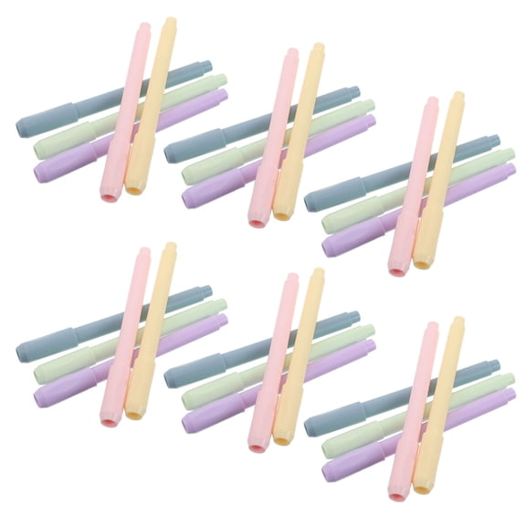 POPETPOP 30Pcs Reusable Pencil Extender Sleeve Assorted Colors Compatible Pen Sleeve Extender for Office