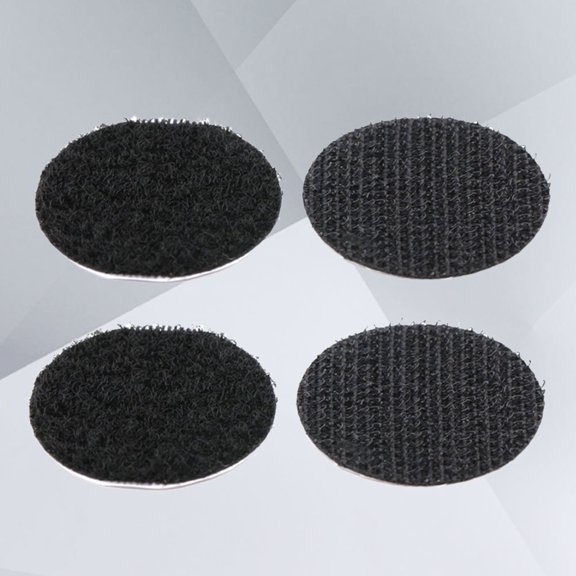 POPETPOP 30Pcs Non skid Rug Pad Round Black Anti-curling for Homeowners