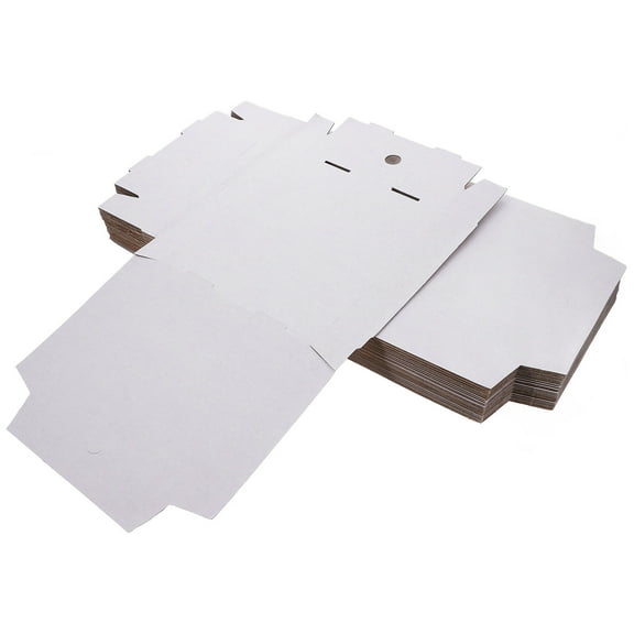 POPETPOP 30pcs White Pizza Boxes Oven Safe for Food Protection